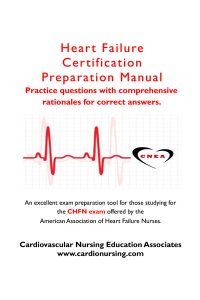 Heart Failure Certification Printed Practice Questions Cardiovascular